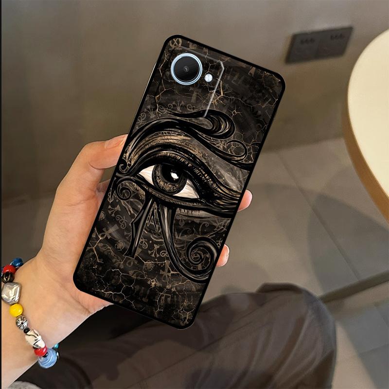Egyptian Eye of Horus Art Case For Realme C65 C67 C61 C53 C55 C51 C25 C63 C71 C75 GT6 GT7 Pro 11 12 13 14 15 Pro Plus