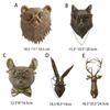 Bear Home Decor Exquisite Gift Animal Pendants Animal Head Ornament Bear Sculptures Crafts Ornament