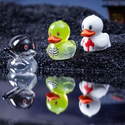 Creative Halloween Decoration Resin Craft Garden Accessories Mini Duck Accessories Halloween Decorations Courtyard Terrarium