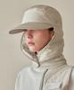 Bajal Va Square Windbreaker Cap Beige