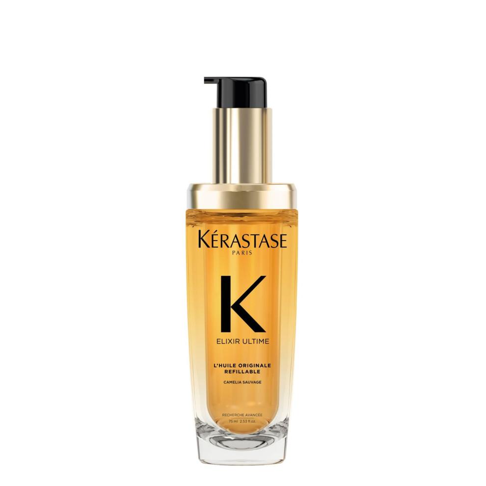 NEW KERASTASE Elixir Ultime Refillable L'Huile Original Hair Oil | Hydrating Oil Serum to Smooth Frizz and Add Shine | With Wild Camellia | Strengthen