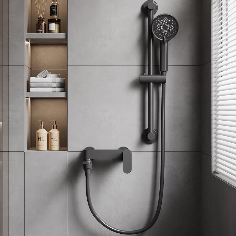 TLXT Wall-mounted Shower and Bathtub Faucet Set
