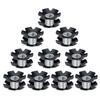 10Pcs Bicycles Headset Star Nut Mountain Bike Fangled Nut Front Fork Mount Core Fastening Bolts Easy To Install