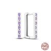 Hoop Earrings for Women Sparkling Pave CZ Heart-shaped Series Round Love Fit Original Wedding Drop Earring Jewelry