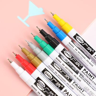 Marqueur Peinture à l'Huile Étanche Fin 0,7 mm Caoutchouc Pneu Métal Verre Fournitures DIY