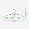 3pcs Clothes Waves Hangers Multi-port Support Drying Rack Multifunction Plastic Clothes Rack Drying Hanger Storage Hangers