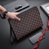 2025 Clutch de Negocios y Neceser para Hombre con Estampado de Cuadros