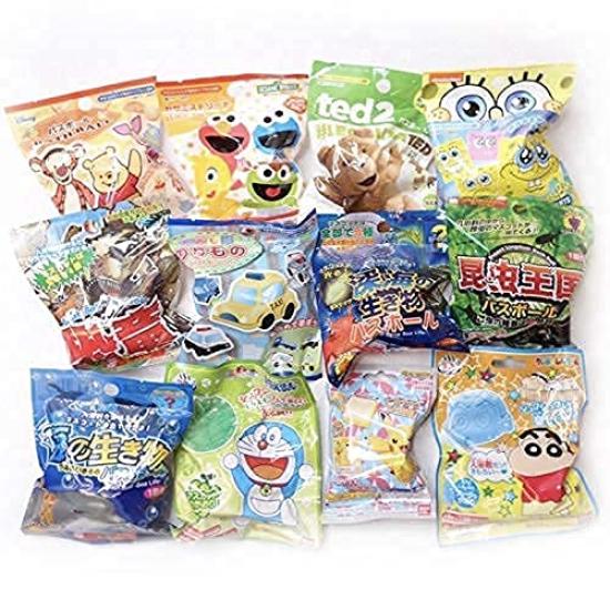 Bath Salts Bath Bomb Assortment for Includes Random Great Value for Bath Character Bath Toys "mdk" Set, 12-Piece Boys, Contents, Kids, Balls,