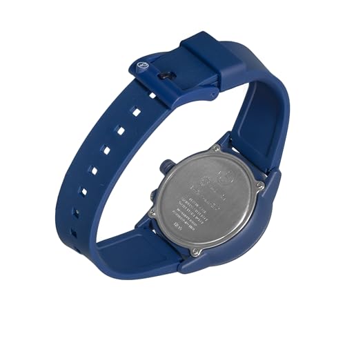 Citizen Q&Q Smile Solar Radio Wave Watch D08A-003VK 10 ATM Water Resistant Analog Urethane Band Men Navy