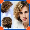 2025 European Fashion Short Curly Wig For Men HW780