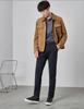 Veste pour homme en suède et velours style britannique, Automne/Hiver, Décontractée et élégante, Toucher haut de gamme, Coupe-vent à revers, Veste de coach