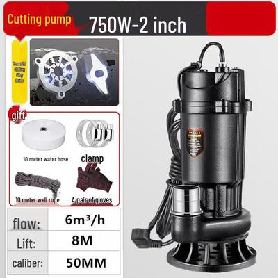 220V Mini Pompa Ściekowa do Domowych Szamb i Odprowadzania Błota