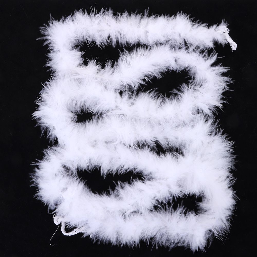 2M Pasek z Piór Boa Na Choinkę Wstążka Rzemiosło Kostium Cosplay Przebranie Dekoracje Weselne Akcesoria Odzieżowe