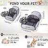 Cat Playpen Enclosed Cat Playpen Dog Playpen Cat House Tent Foldable Enclosure portable cat and dog panoramic cage Pet Supplies