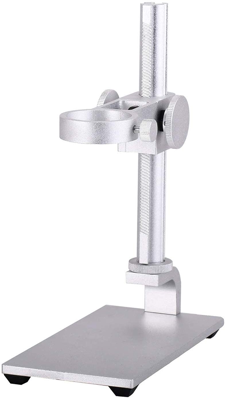 

HAYEAR USB Endoscope Magnifier Digital Microscope Camera Solid Base Stand 35mm Ring Holder Support All Aluminum Alloy Adjustable Down and Up Portable