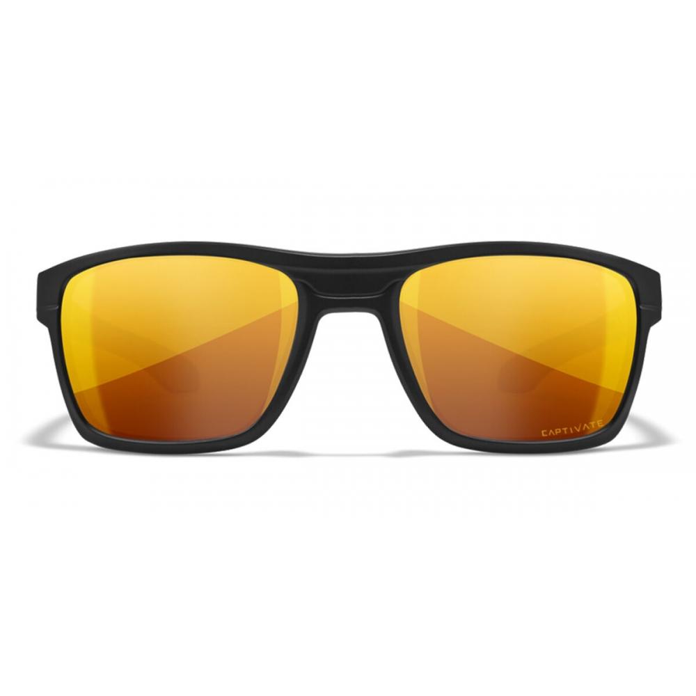 

Wiley X Kingpin Polarized Ackng14 uniseX Sunglasses Matte Black/60