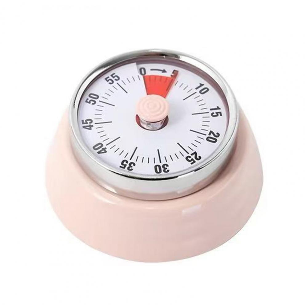 Magnetic Base Kitchen Timer 60-minute Mechanical Timer with Magnetic Base for Kitchen Visual Countdown for Time for Children