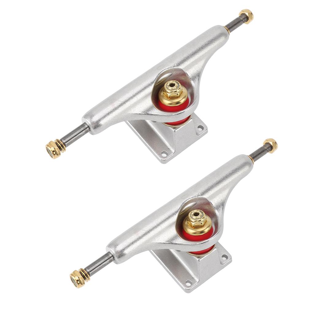 2pcs 5.5in Hollow Skateboard Trucks Aluminium Alloy Shock Absorbing Skateboard Bridges