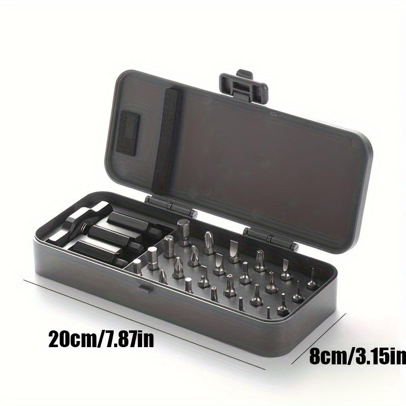 24-in-1 Multifunctional Ratchet Screwdriver Set, Metal Construction, Manual Operation, No Electricity Required, Durable Tool for Home and Officese