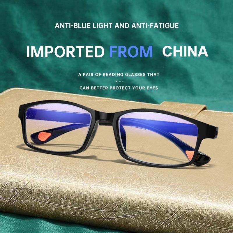 10PCS Ultralight Reading Glasses Anti Blue Ray Light Presbyopic Hyperopia Eyewear +1.0 to 4.0 Readers