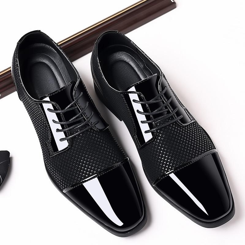Neueste italienische Oxford-Schuhe für Männer Luxus-Lackleder-Hochzeitsschuhe Spitzschuh Abendschuhe klassische Derbys Plus Größe 38-48