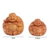 Miniatur Buddha Statue Handwerk Mini Handgefertigte Statue Lachender Buddha Maitreya Skulptur Tischplatte