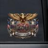 250th Anniversary USA Flag Sticker Patriotic 1776-2026 250 Years America Car Decal Independence