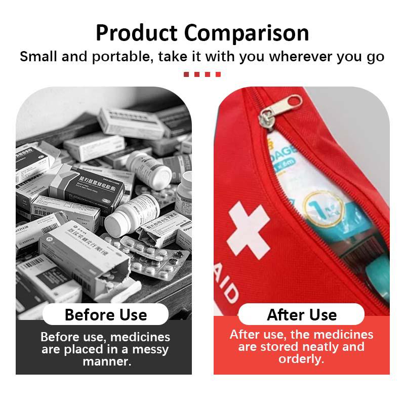 For BMW Nylon Car Portable Medicine Storage Box First Aid Kit Health Kit E87 E70 E91 E30 G20 E92 E93 E60 E46 E90 G30 E53 X1