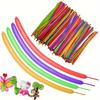 40/80/120pcs Long Balloons Wiht Pump Twisting Balloon Thickening Modeling Long Magic Balloons for Animal Model Weddings JXB