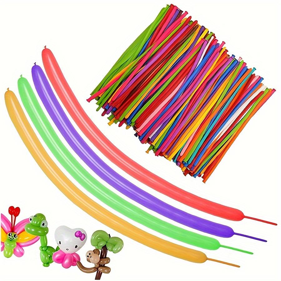 40/80/120pcs Long Balloons Wiht Pump Twisting Balloon Thickening Modeling Long Magic Balloons for Animal Model Weddings JXB