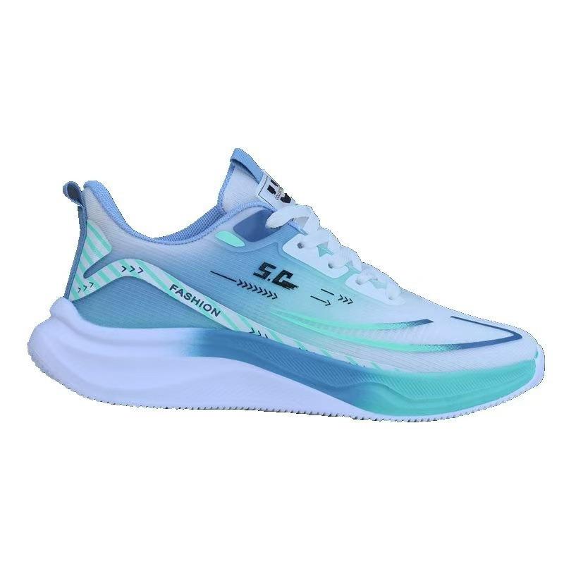 Mesh shoes men's shoes running shoes spring and autumn breathable sports shoes casual students men's casual shoes lightweight and trendy