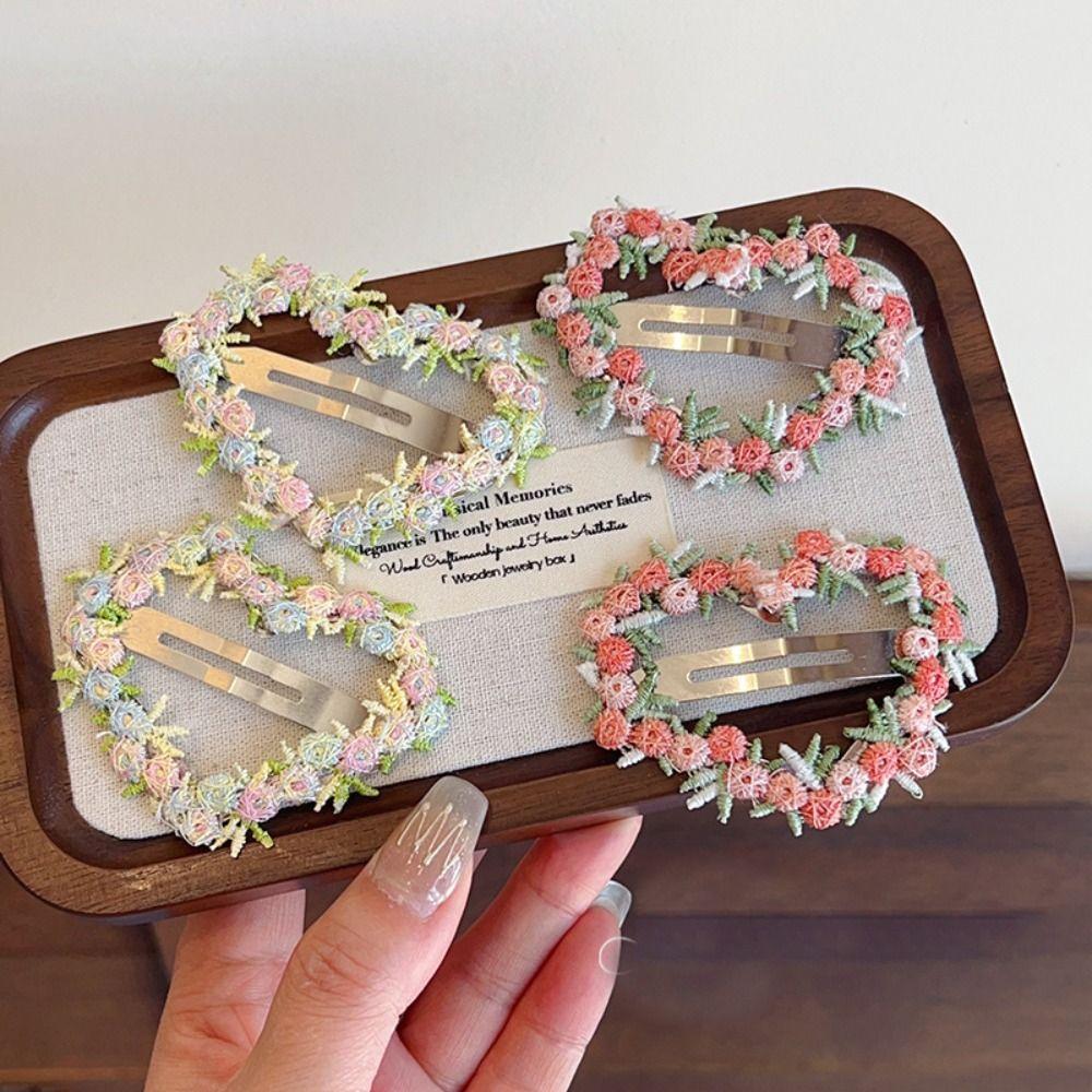 Pastoral Style Duckbill Hair Clip Headdress Styling Tool Broken Hair Barrette  Women