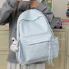 Dot Print Women's Backpack Student Schoolbag Large Capacity Backpack