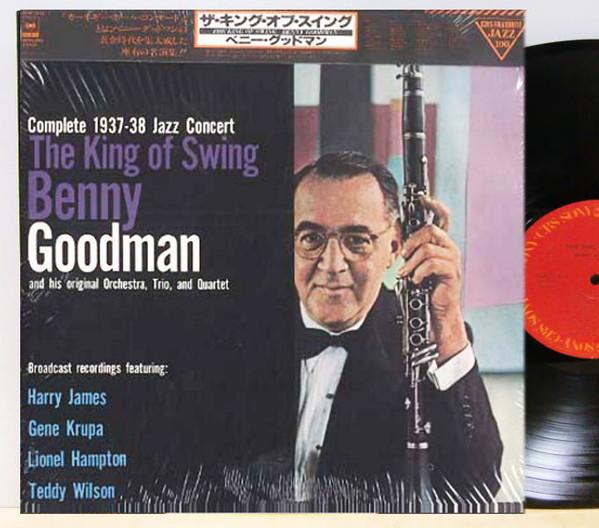 LP Record BENNY GOODMAN - King Of Swing 1937-38 Jazz Concert 36AP1416 CBS SONY 1979 Japan Jazz Used