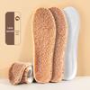 Comfortable Breathable Wool-Velvet Winter Insoles for Men & Women - Thick, Soft, Sweat-Absorbing Sport Cotton PU Soles