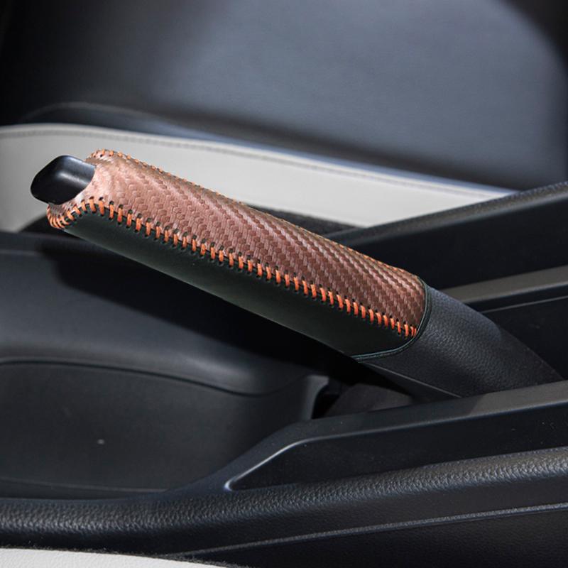 Skórzane przekładnie samochodowe osłona hamulca ręcznego dla Honda Civic Fit XRV Honda Accord CRV Inspire HR-V Crider Auto przekładnie hamulca ręcznego
