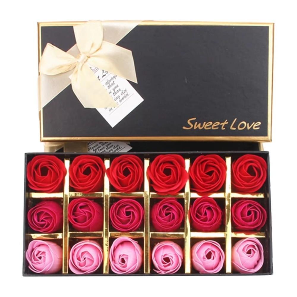 18Pcs Romantic Scented Foam Rose Decorative Soap Flower Artificial Rose Flowers Wedding Decorations