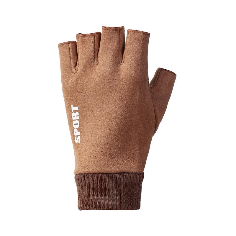 Herbst- und Winterhandschuhe für Damen und Herren Wildleder Paare Takeaway Radfahren Outdoor-Sport Plus Samt Touchscreen Warme Handschuhe