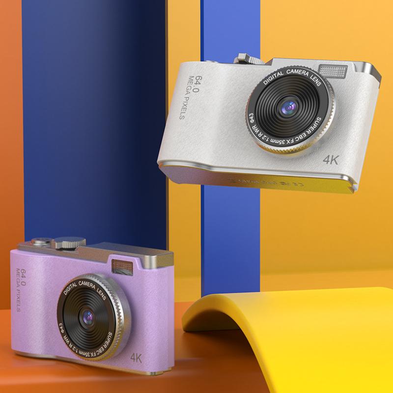 

New CCD Style Retro 4K HD Portable Camera Student Digital Camera фіолетовий