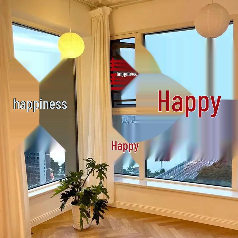 Lot d'autocollants Double Bonheur de Mariage: Décorations de chambre, fenêtre, porte et fiançailles