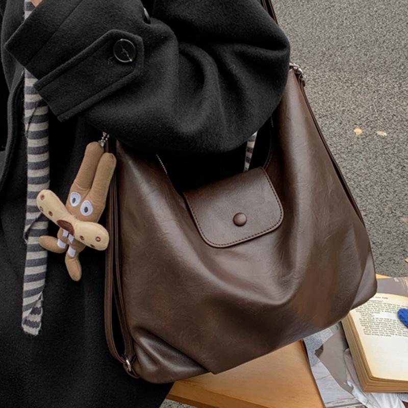 High-value large-capacity bag women's new autumn commuter backpack tote bag