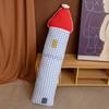 Cute Cartoon Girl Sleep Leg Support Pillow With Removable Cover For Bedside Comfort
