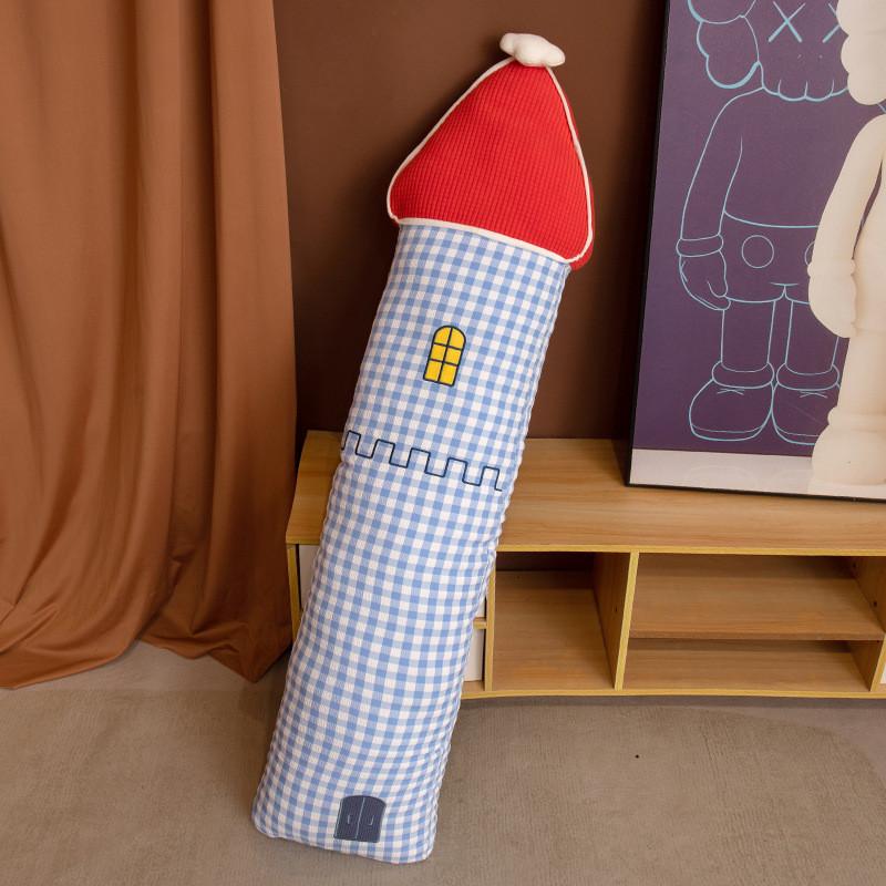 Cute Cartoon Girl Sleep Leg Support Pillow With Removable Cover For Bedside Comfort