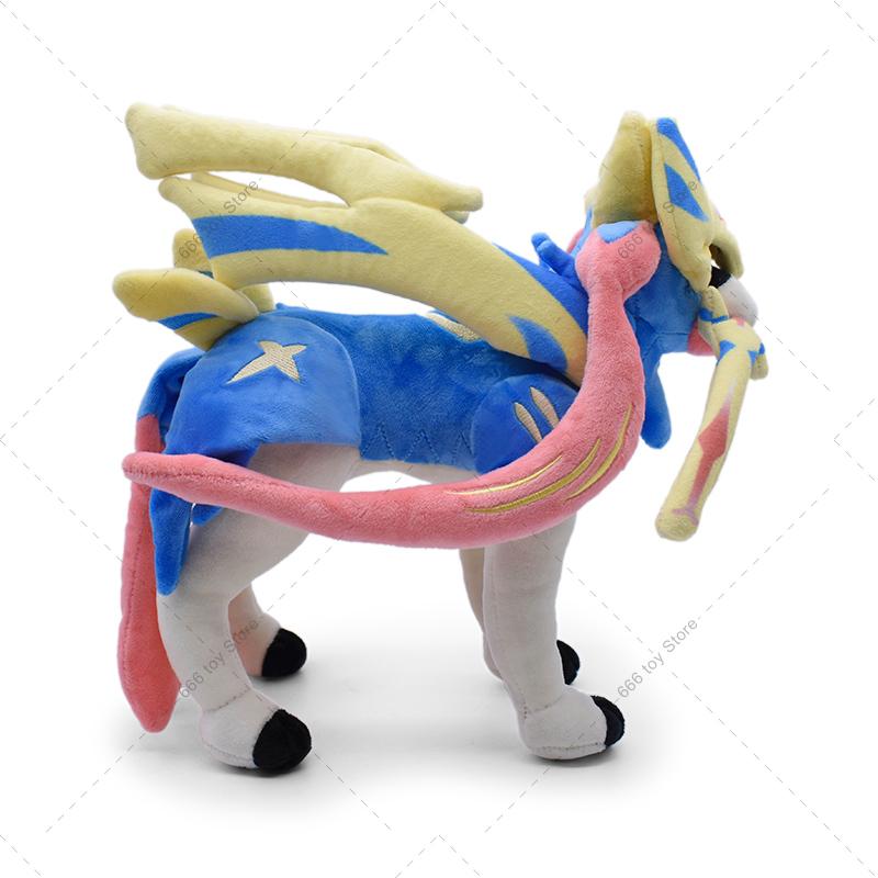 2 Styles Plush Zamazenta Zacian Cute Animal Stuffed Toy Dolls Christmas Gift Soft Stuffed Pocket Monster Toys