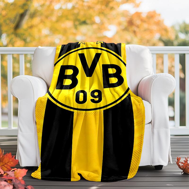 Borussia Dortmund Printed Throw Blanket—soft,warm;versatile Blanket for All Seasons—perfect As &air-conditioning Throw,nap Blanket