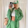 Women's 2024 Autumn/Winter Two-Piece Solid Color Hooded Tracksuit and Joggers - Slimming Loose Fit
