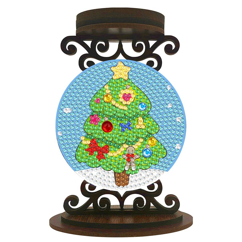 Flower Diamond Painting Candle Holder Ornaments Aromatherapy Candle Holder 5D DIY Diamond Art Mini Candle Holder for Home Decor