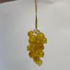 Step by Step Chalcedony Keychain Pendant: Summer Red & Green Grapes Beads Jewelry Bag Charm
