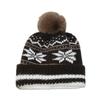 Temu autumn and winter new wool hat Christmas snowflake jacquard ear protector pullover hat knitted hat wholesale