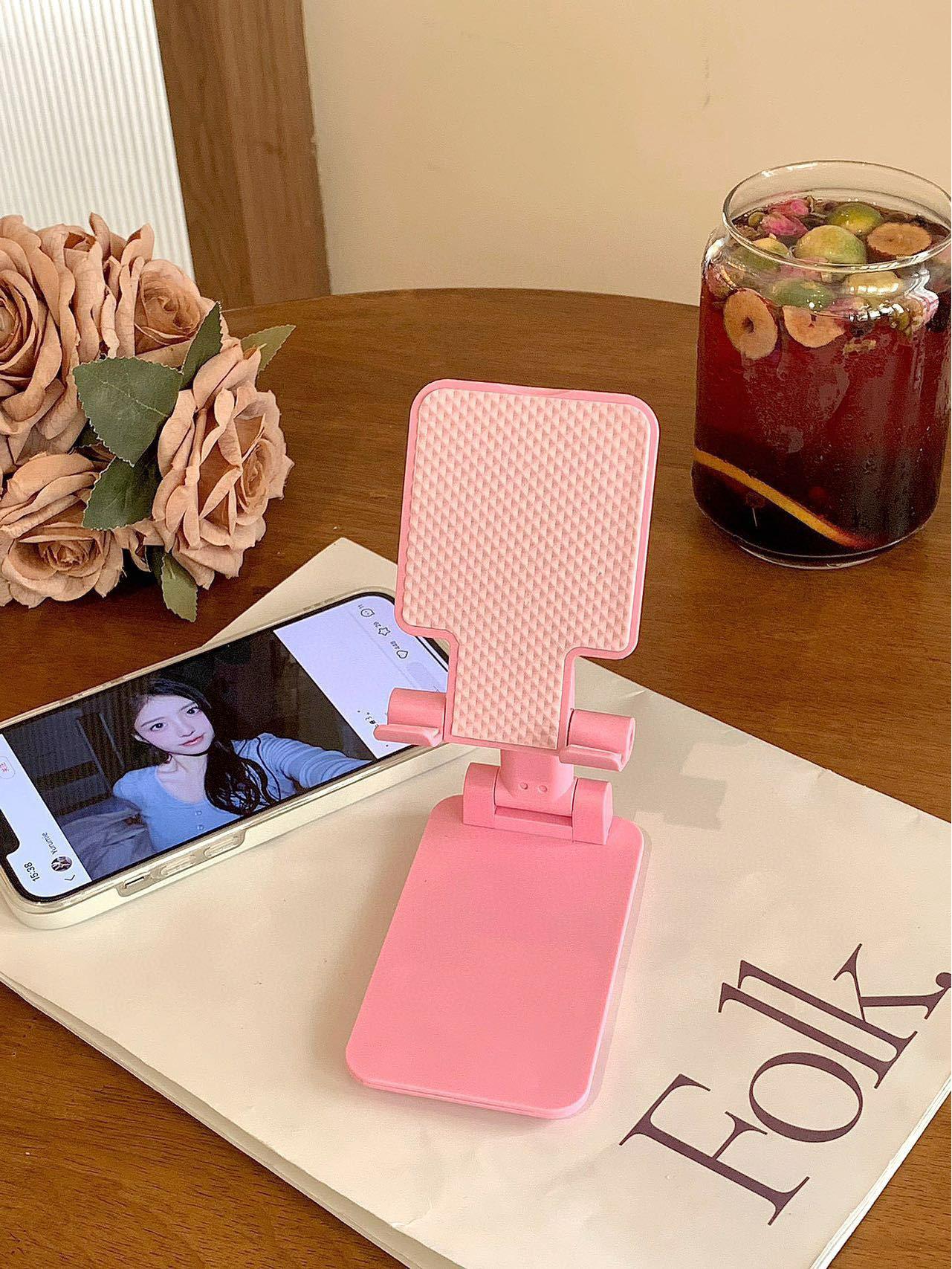 

Adjustable Folding Desktop Phone Stand for Streaming & Online Classes